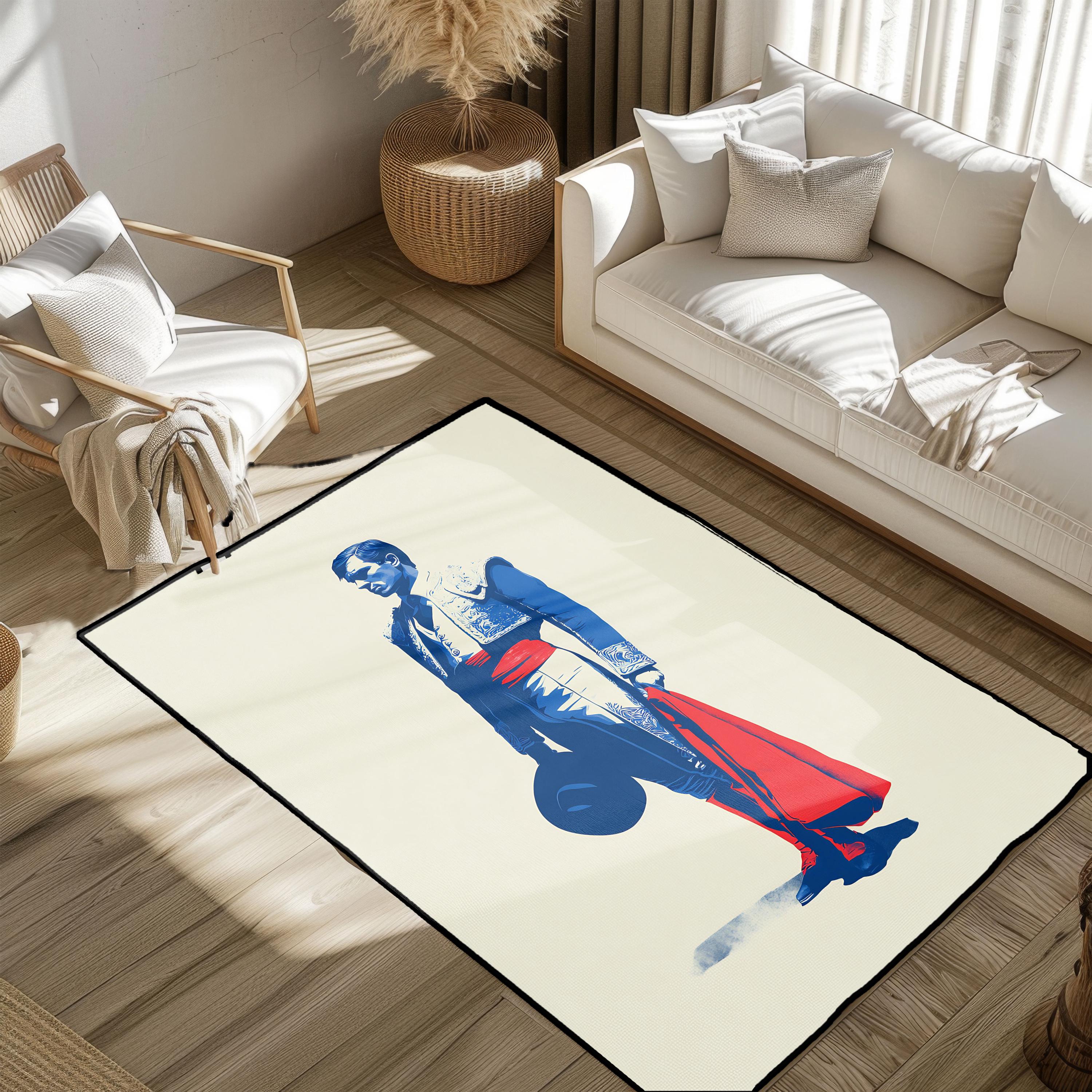 闘牛デザイン ラグマット インテリア 中古品 昭和レトロ Bullfight rug - Etsy 日本