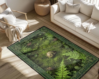 Blhender Farn, Botanische Fumatte, Dekorativer Teppich von Cottagecore,  Blhender Farn, Willkommensmatte fr die Veranda, Dekorationsteppich -  Etsy.de