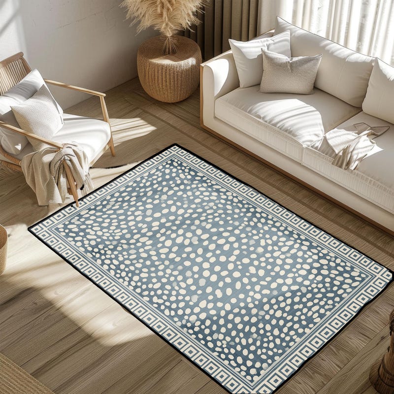Greek Key Rug - Etsy