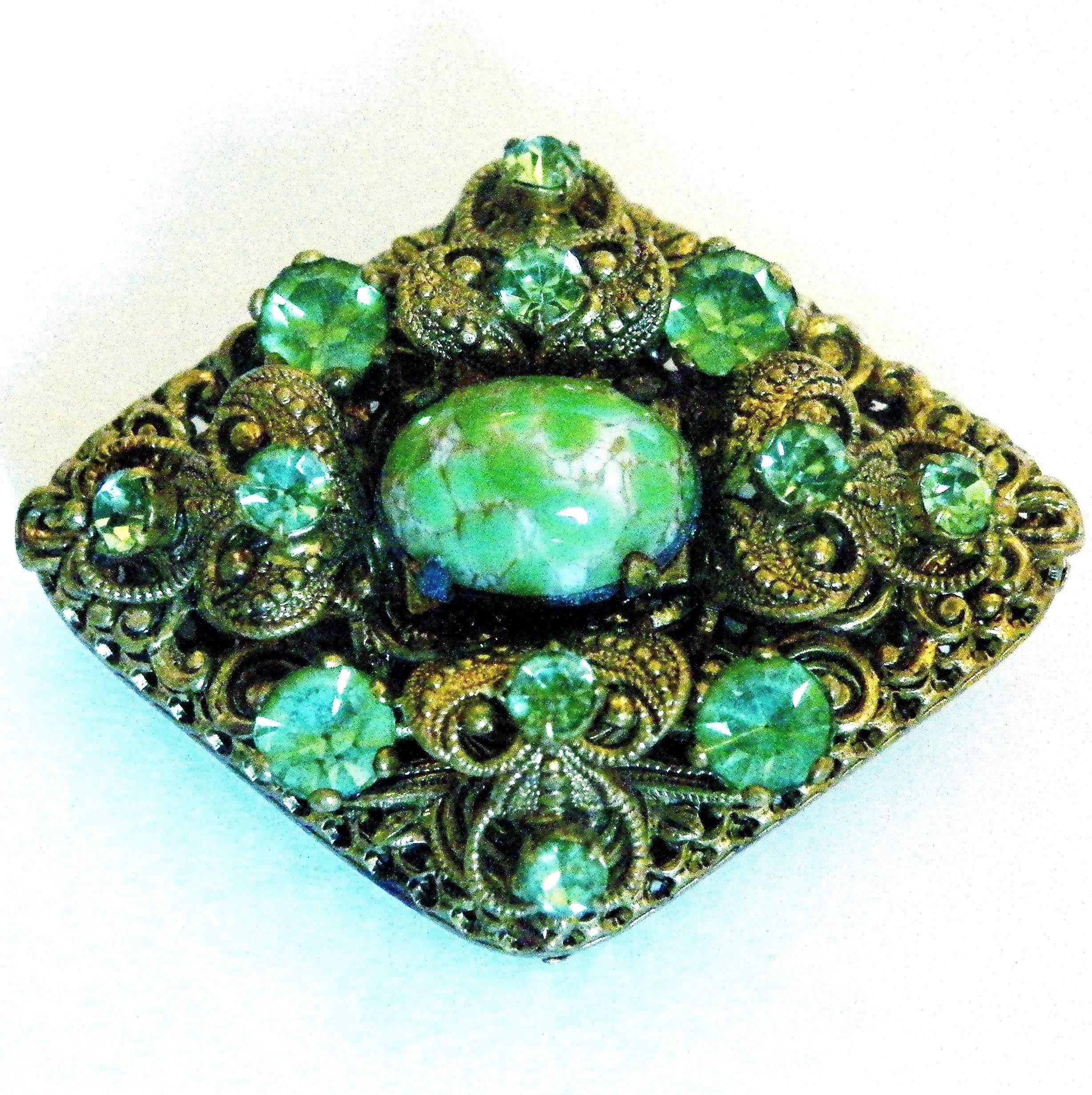 Vintage czech art deco necklace - Etsy 日本