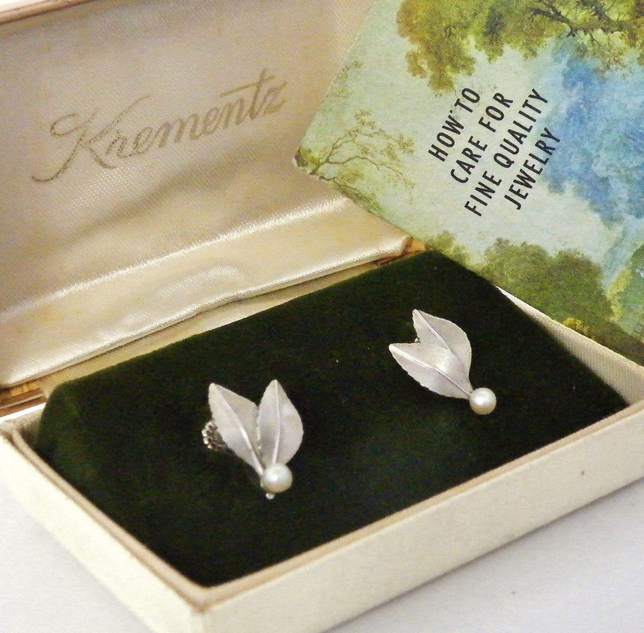 Krementz earrings - Etsy 日本