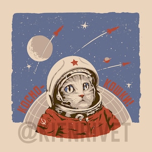 Cosmonaut Space Cat