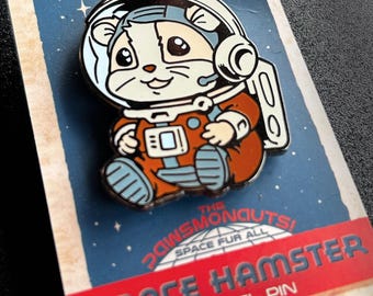 Space Hamster Enamel Pin