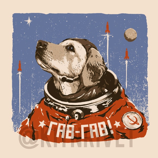 Cosmonaut Space Dog
