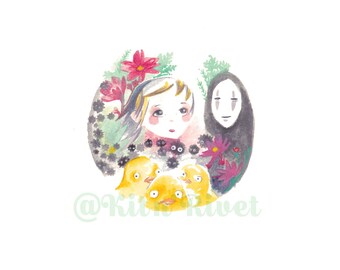 Spirited Circle print