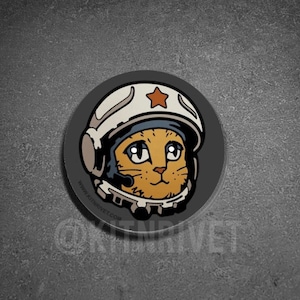 Space Cat Aufkleber