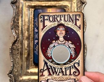 Fortune Awaits scratchable card