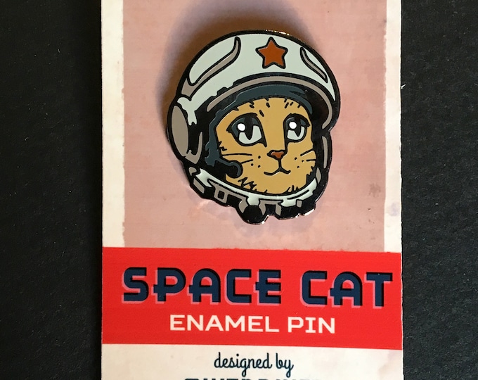 Space Cat Enamel Pin
