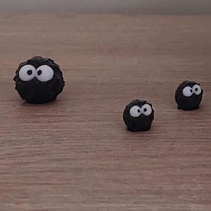 Set of 10 Soot Sprites from My Neighbor Totoro, 3D Printed Figurine