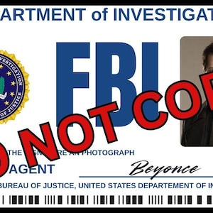 FBI, ID, Supernatural, Castiel, Badge, Police, Special, Agent