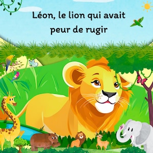 Illustrated story for children - Children&#39;s digital book - Educational book about animals - Children&#39;s story to read from 3 years old