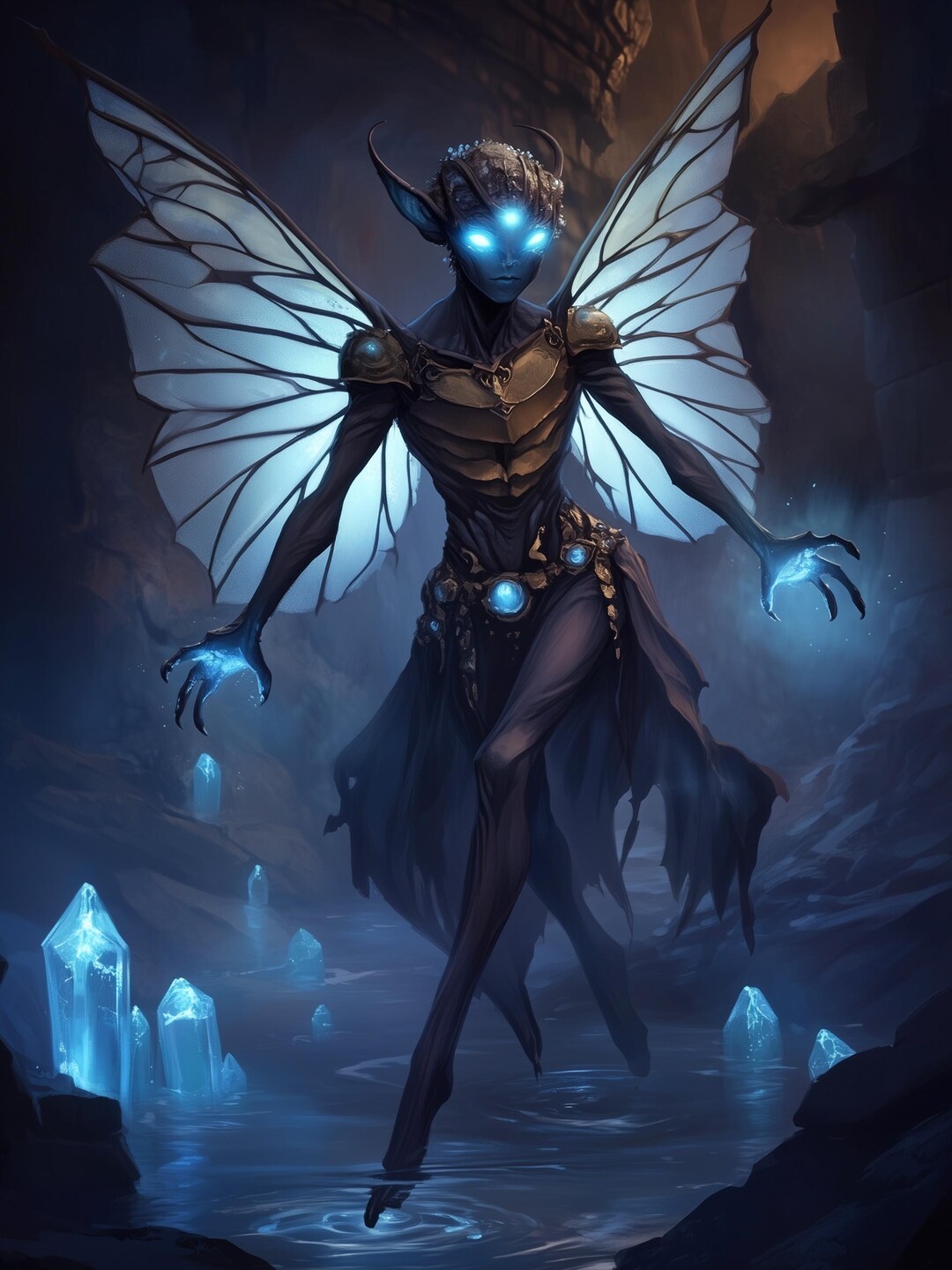 Fantasy Art Commission Not Ai, Custom Fantasy Portrait, Fairy Character ...