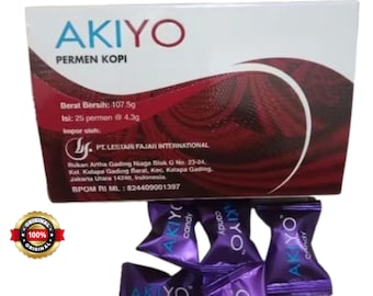 Akiyo Coffee Candy for Men – Bold Flavor Snack, Masculine Treat, Unique Gift Idea for Him