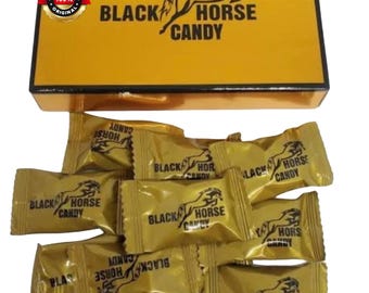 Black Horse Candy for Men – Bold Taste Adult Candy Gift, Daily Treat for Him, Premium Herbal Sweets