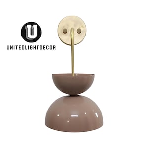 Moderne Stilnovo Italiaanse Spoetnik-stijl wandkandelaar Midcentury lampenpaar, komwandverlichtingsarmatuur