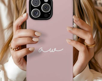 Personalisierte iPhone Hülle, Personalisierte iPhone Hülle, Einzigartige Telefonhüllen, Minimalistische Telefonhülle, Personalisierte Namenshülle