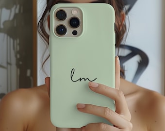 Personalisierte iPhone Hülle, Personalisierte iPhone Hülle, Einzigartige Telefonhüllen, Minimalistische Telefonhülle, Personalisierte Namenshülle