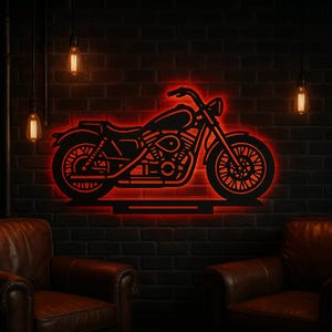 Vintage Motorcycle SVG | Harley Silhouette Cut File | Digital Download | Cricut & Laser Ready