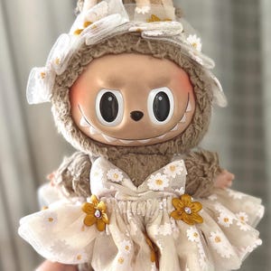 Sunny Daisy - Handmade labubu outfit-DollDress- Ready to Ship