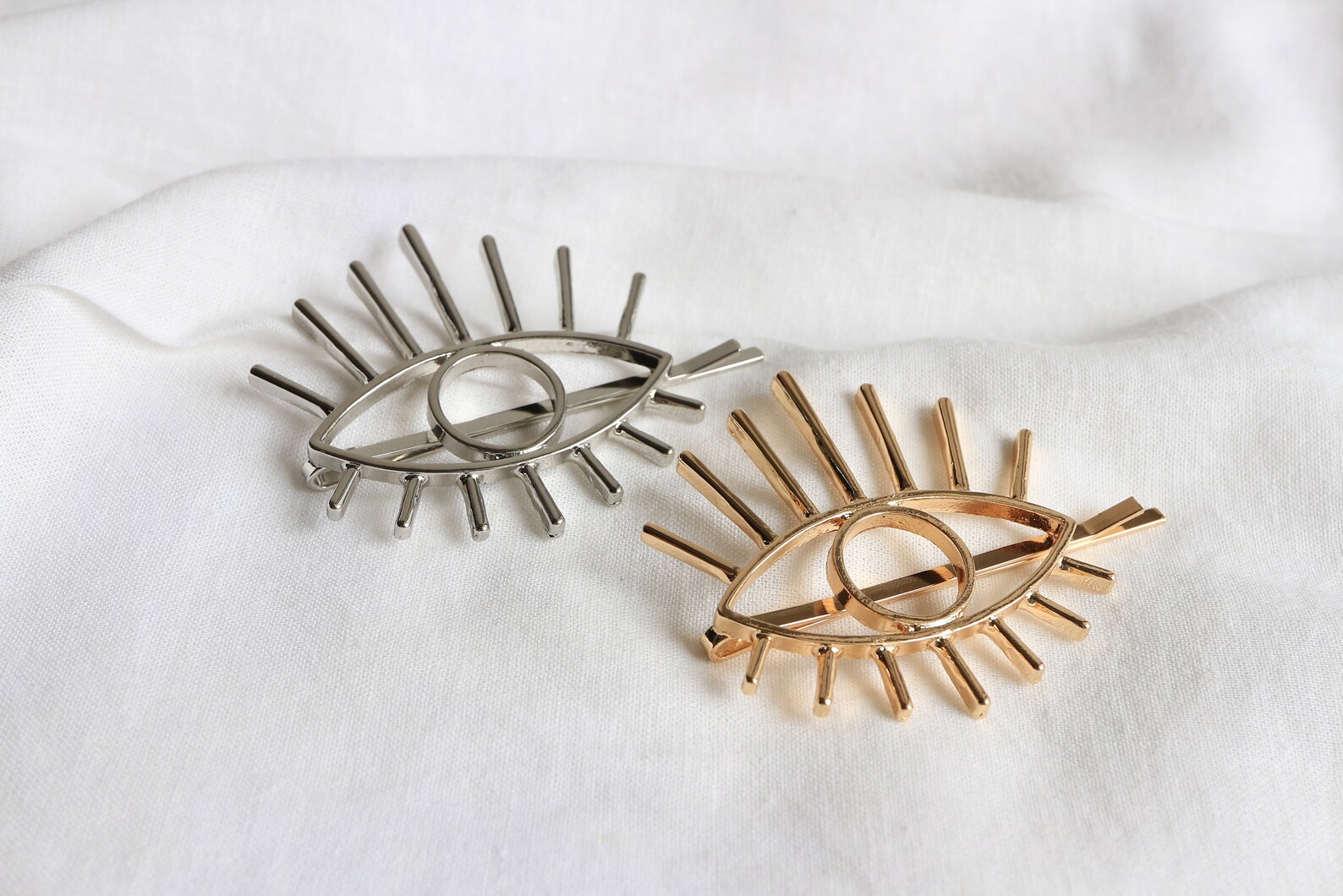 Eye Statement Hair Clip Eye Shaped Hair Slide Evil Eye Hair Etsy