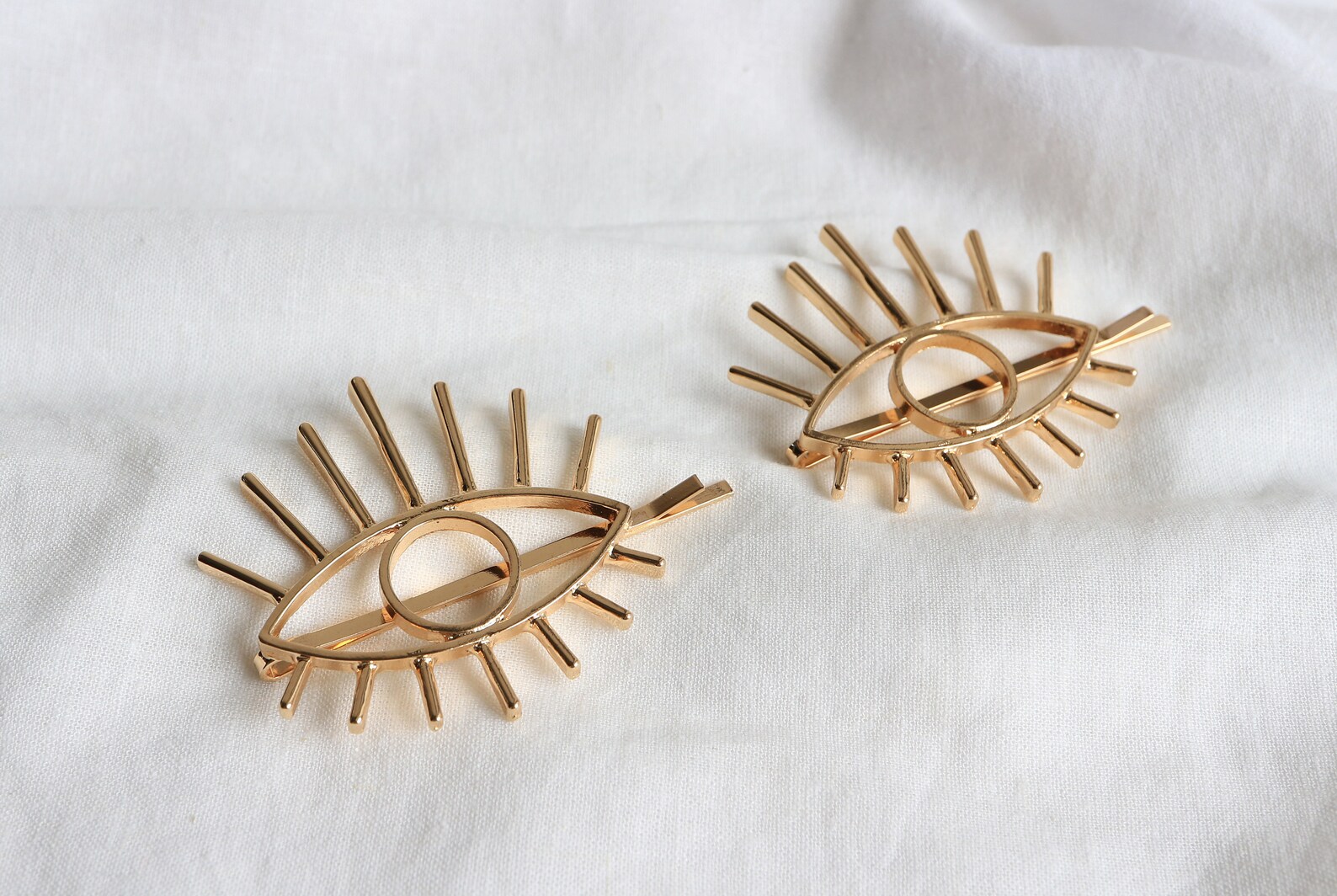 Eye Statement Hair Clip Eye Shaped Hair Slide Evil Eye Hair Etsy