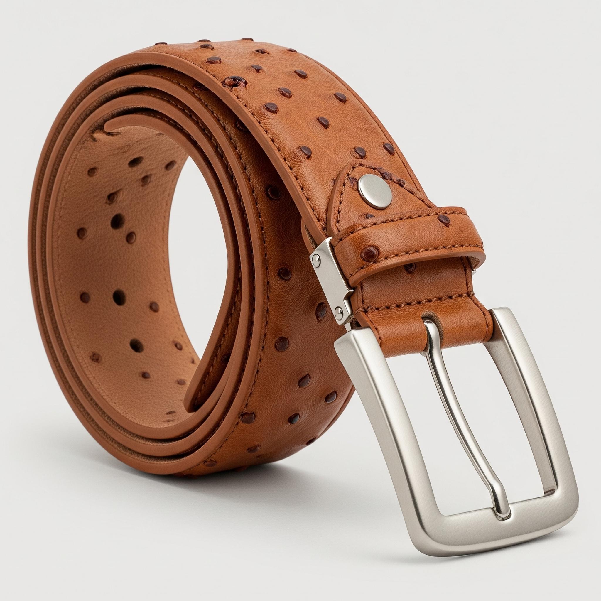 Ostrich Print Belt - Etsy display picture 3