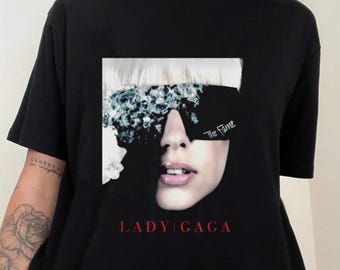 レディー・ガガ オーバーサイズ コットンTシャツ ユニセックス