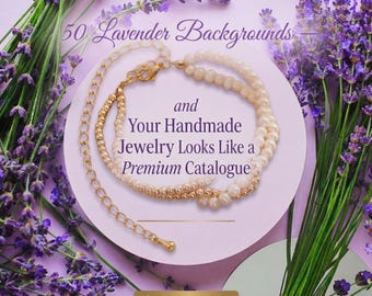 50 digitale Lavendel-Hintergründe für handgefertigten Schmuck