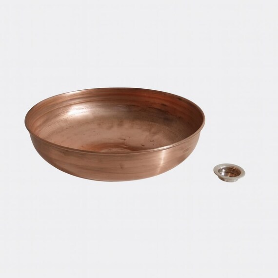 モロッコ・フェズ製の手作り洗面ボウルと 銅（どう） モロッコ・フェズ製の手作り洗面ボウルと 銅（どう）｜手作りの銅製