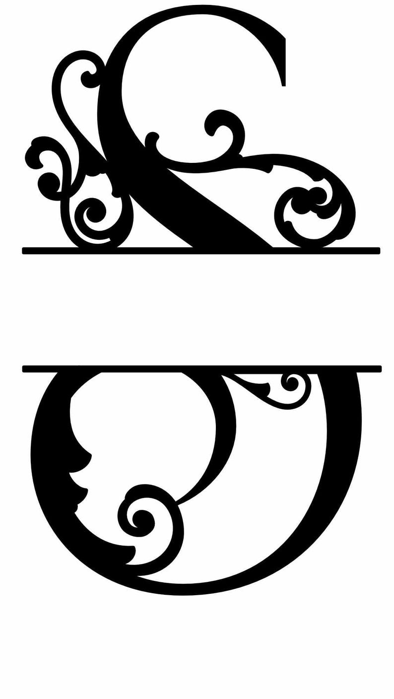 Filigree Monogram | Letter S | Vector File | Glowforge Compatible - Etsy
