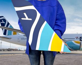 Eastern Airlines Tail Art: Vintage Aviation Decor, Retro Airline Sign