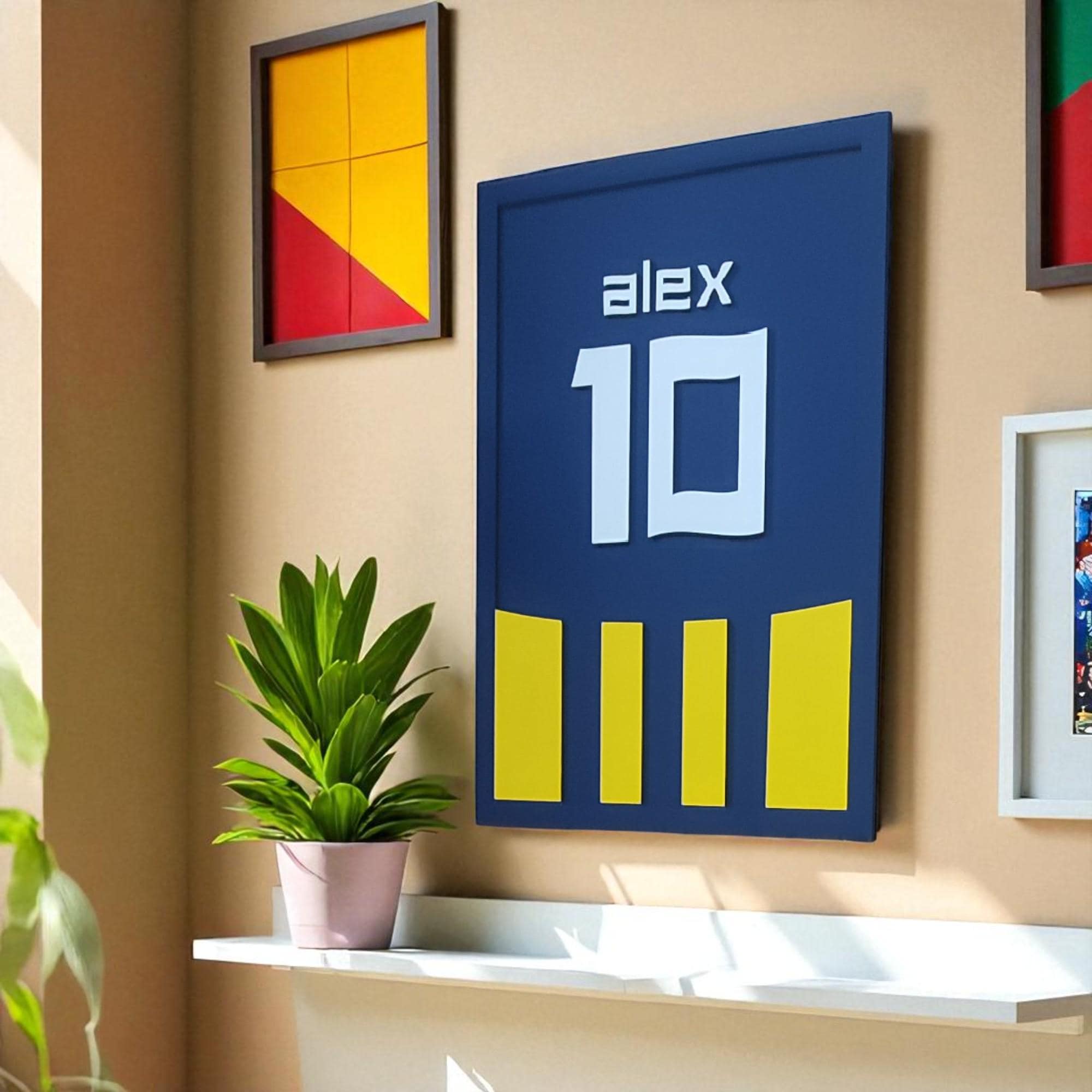 Alex de Souza Fenerbahçe Wooden Wall Art: Brazilian Football Legend