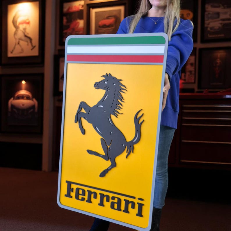 Set 2 Cartelli Pub Signore Degli Anelli: Il Pony Rampante E Il Drago Verde, Fatti A Mano In Resina 27,9x17,8 Cm - 5