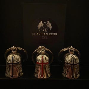 Guardian Bell Campana Para Moto - Diseño Ángel De La Guarda, Amuleto De La Suerte