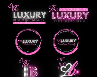 Beauty Logo Design, Business Logo, Professional Logo, Hair Logo, Lash Logo, Nail Logo, Makeup Logo, Custom Logo Design, DIY Canva Logo
