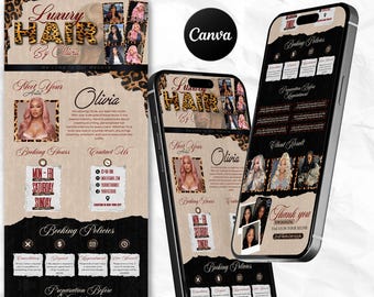 Hairstylist Acuity Scheduling Template, Hair Stylist Booking Website, Professional Acuity Website Template, Nail Tech Lash Tech Website