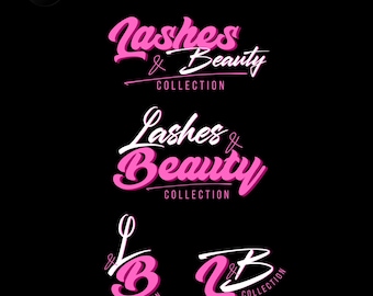 Beauty Logo Design, Business Logo, Professional Logo, Hair Logo, Lash Logo, Nail Logo, Makeup Logo, Custom Logo Design, DIY Canva Logo