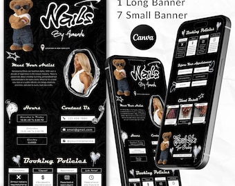 Nail Tech Acuity Scheduling Template, Nail Booking Website, Professional Acuity Website Template, Hairstylist, Lash Tech Acuity Booking Site