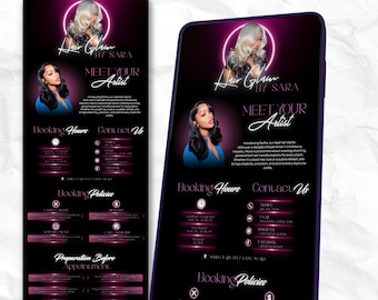 Hairstylist Acuity Scheduling Template, Hair Stylist Booking Website, Professional Acuity Website Template, Nail Tech Lash Tech Website