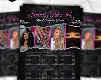 Acuity Scheduling Website Template, Beauty Salon Canva Design