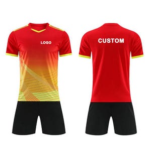Soccer uniforms 12 Custom made sublimated jersey&shorts all sizes