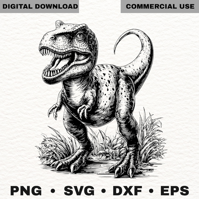 Realistic T Rex Dinosaur SVG, Laser Cut File (digital Download) - Etsy