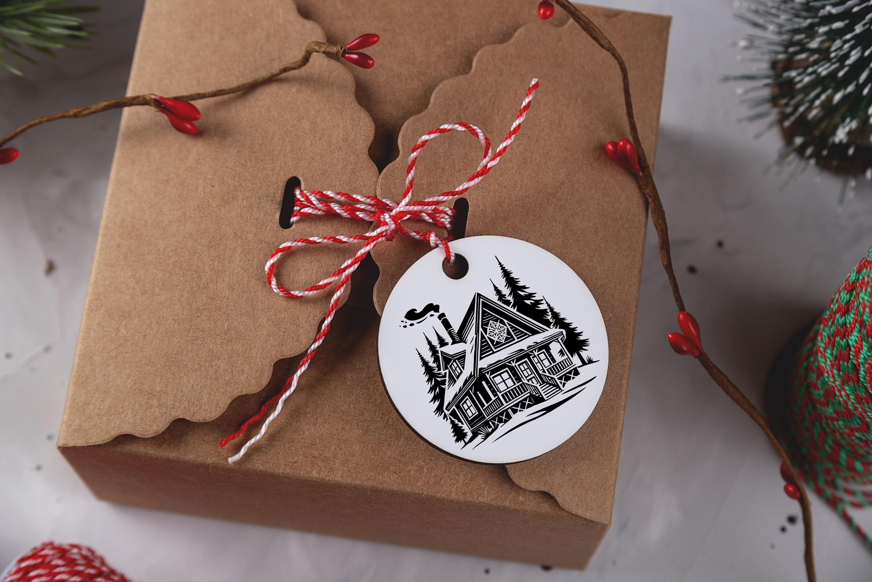 Cabin SVG Vector Forest House Png Dxf Eps for Laser Cut Engraving ...