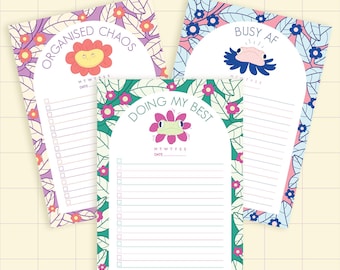 Froggy To-Do List Notepad: A5 120gsm Bleed-Proof Paper, UK Made