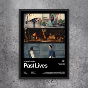 Past Lives Poster – Minimalist Romance Movie Poster, Modern Wall Art (PDF Download)