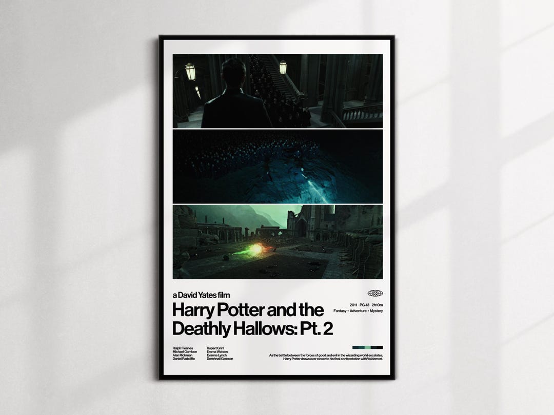 Harry Potter and the Deathly Hallows Part 2 Modern Wall