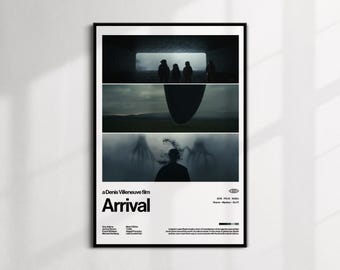 Póster de la película "La Llegada" / Arte mural moderno, película de suspenso y ciencia ficción (Descarga en PDF)