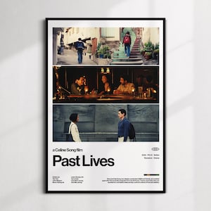 Past Lives Movie Poster | Modern Wall Art, A24 Romance Film (PDF Download)