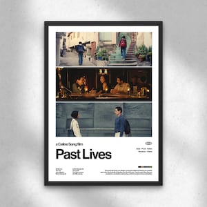 Past Lives Poster – Minimalist Romance Movie Poster, Modern Wall Art (PDF Download)