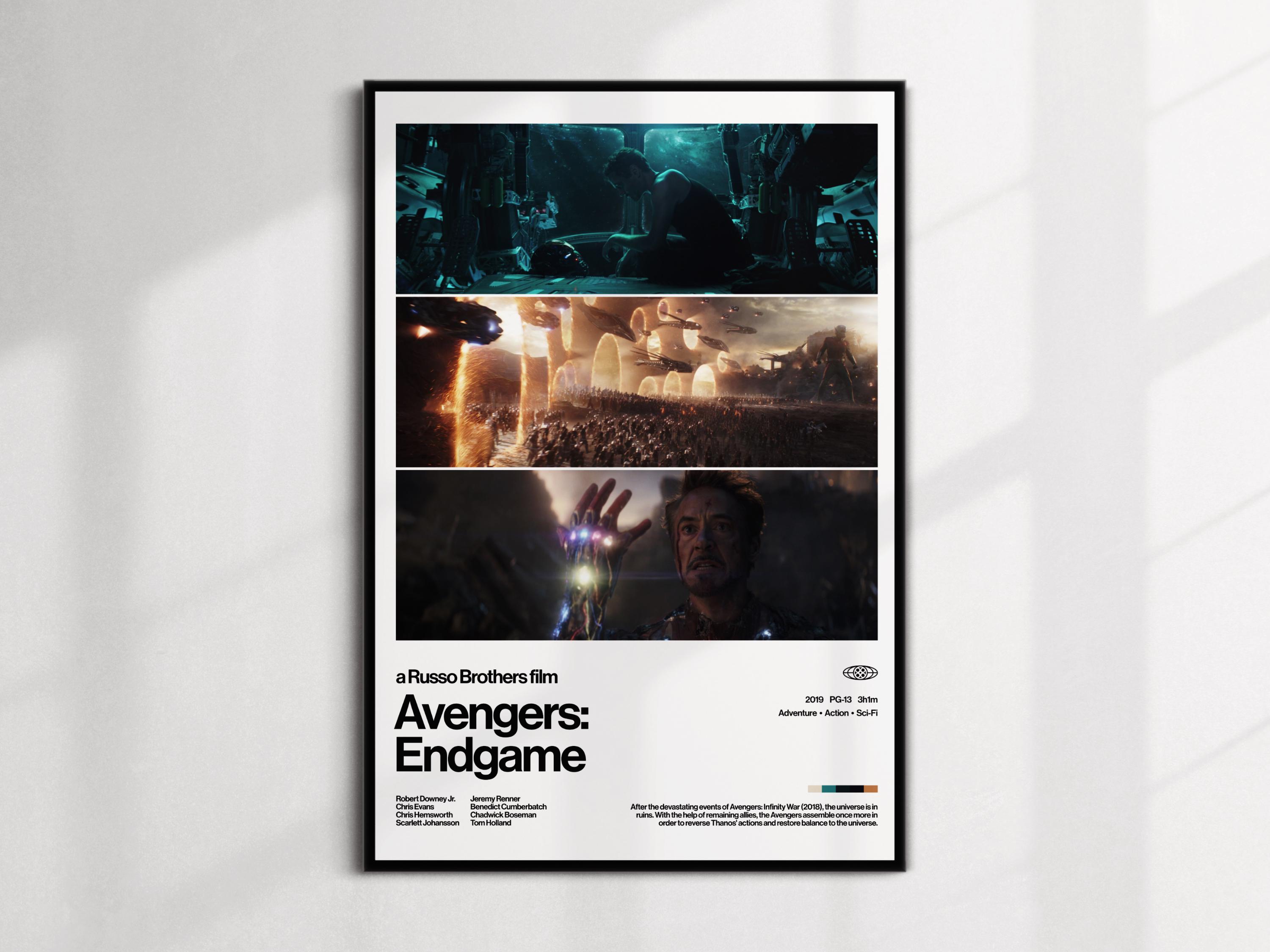 Avengers endgame poster - Etsy 日本
